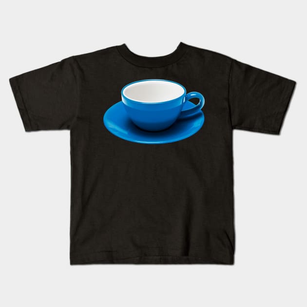 Merry Christmas Tea Cup Kids T-Shirt by holidaystore